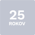Sme na trhu<br/> už 25 rokov